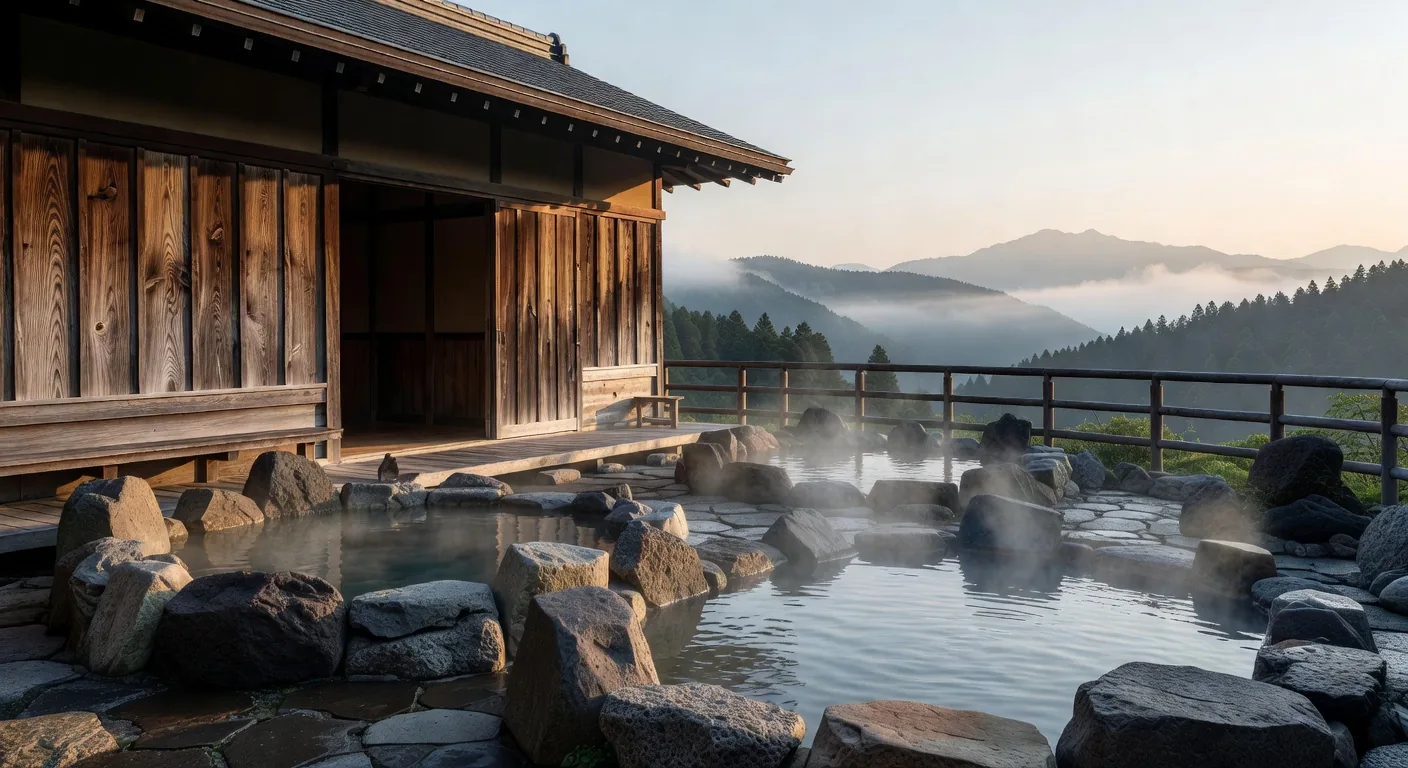 Traditional Onsen Bathhouse in Hakone